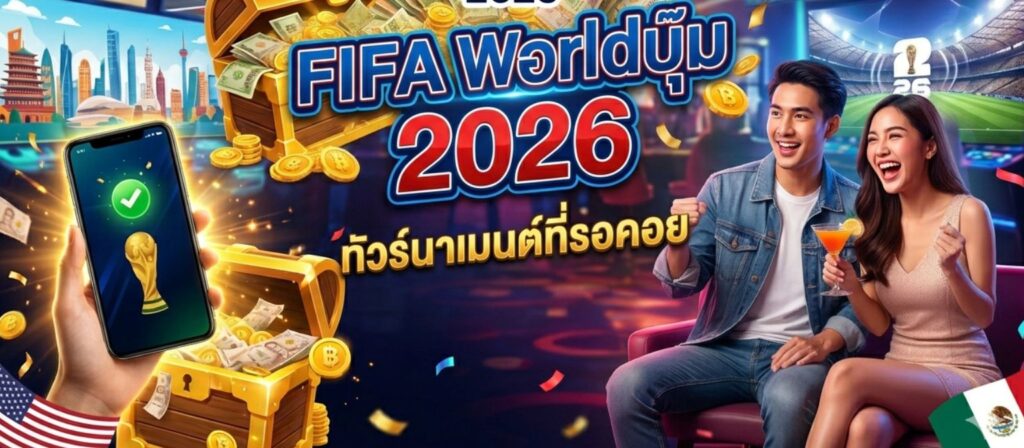 เดิมพันสนุก รับโบนัสเน้นๆ กับฟุตบอลโลก 2026 (World Cup 2026)